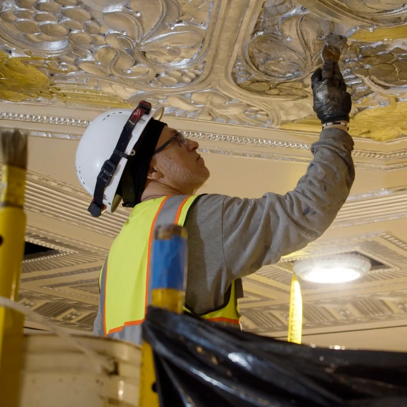 Suffolk Waldorf Grand Ballroom ceiling restoration