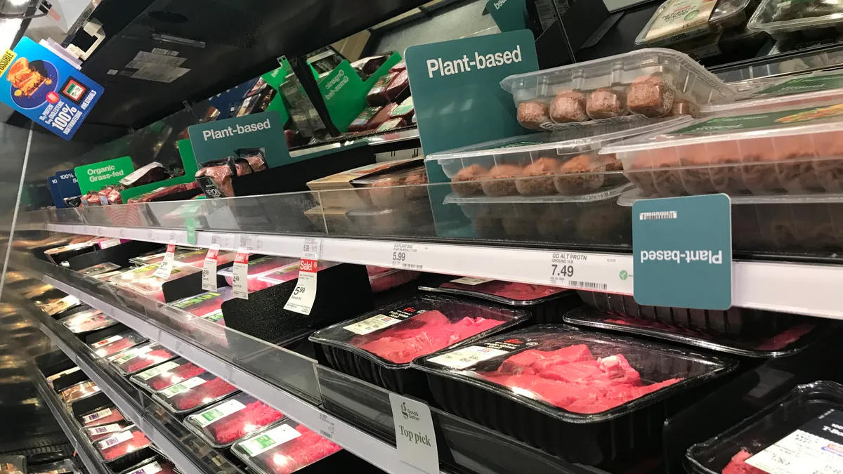 Plant-based meat at a Target in Washington, D.C.