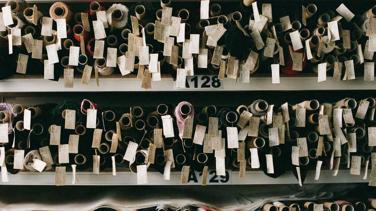 Spools of thread.