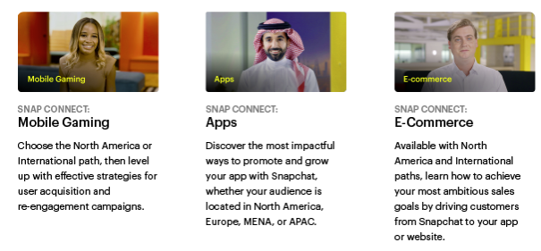 Snap Connect courses