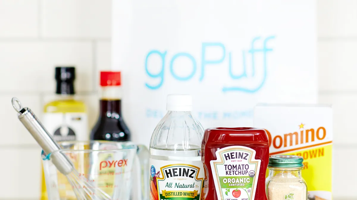 goPuff offers convenience product delivery in some metro areas