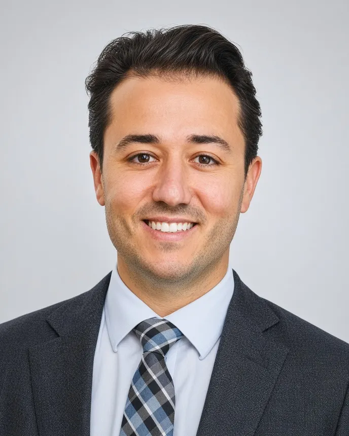 Headshot of a man in business attire.