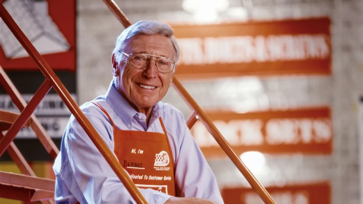 Home Depot Founder Bernard Marcus portrait photo