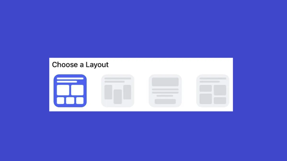 Facebook image options