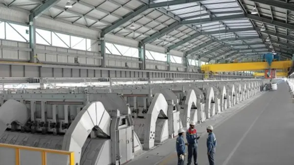 Emirates Global Aluminum's Al Taweelah aluminum refinery.