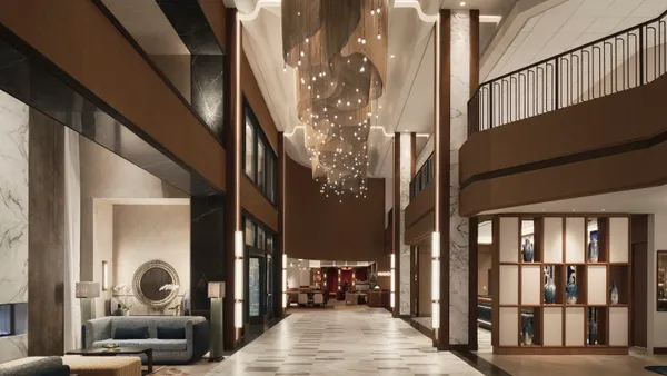 Hotel lobby