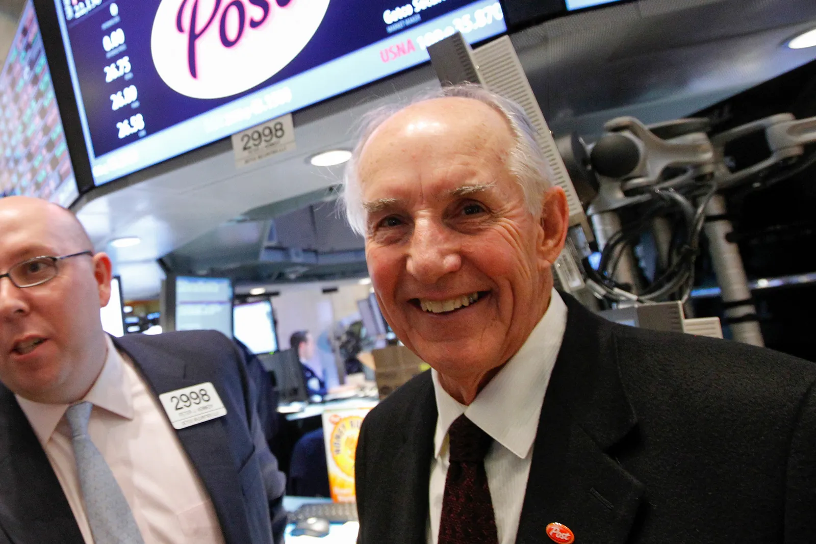 Bill Stiritz, the former CEO and current chairman of Post Holdings, at the New York Stock Exchange.