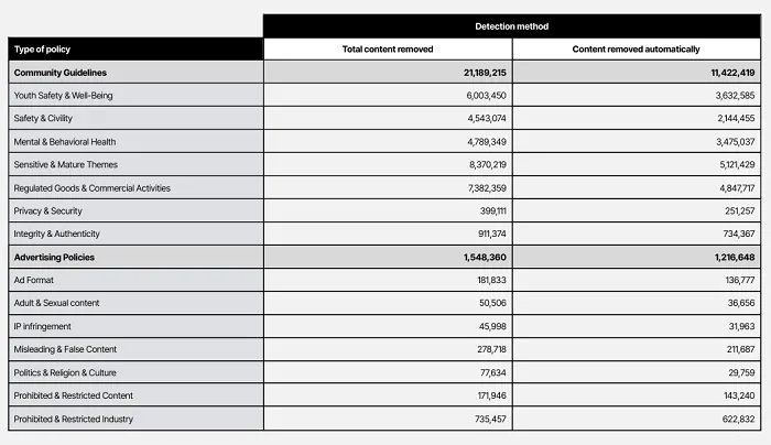 TikTok DSA report