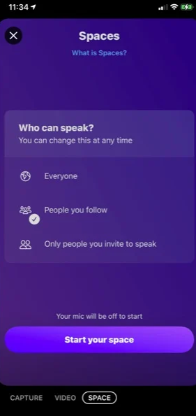 Twitter Spaces