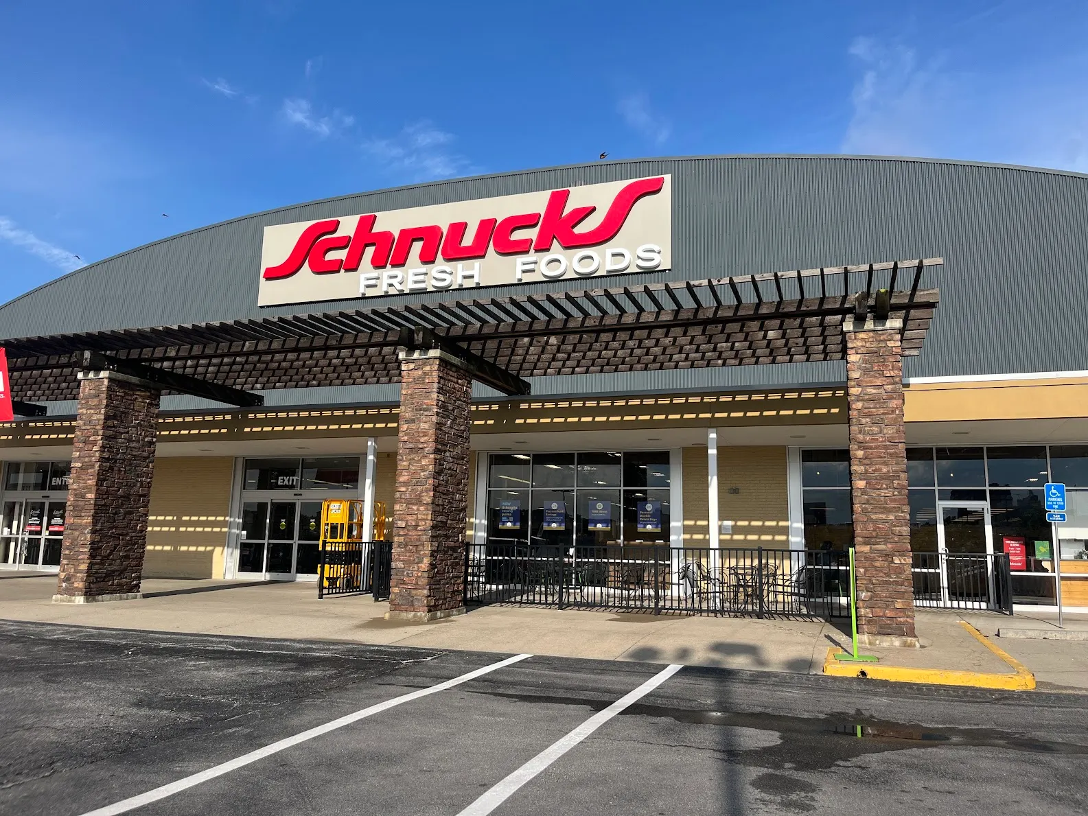 Exterior of a store.