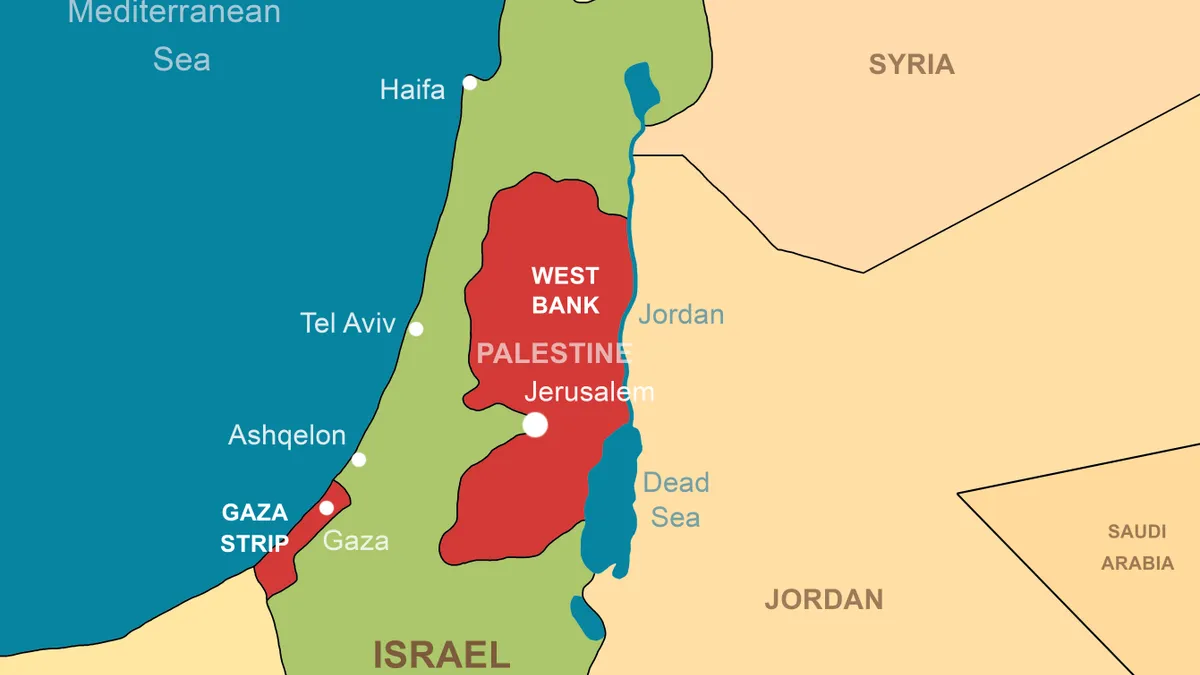 map of Israel