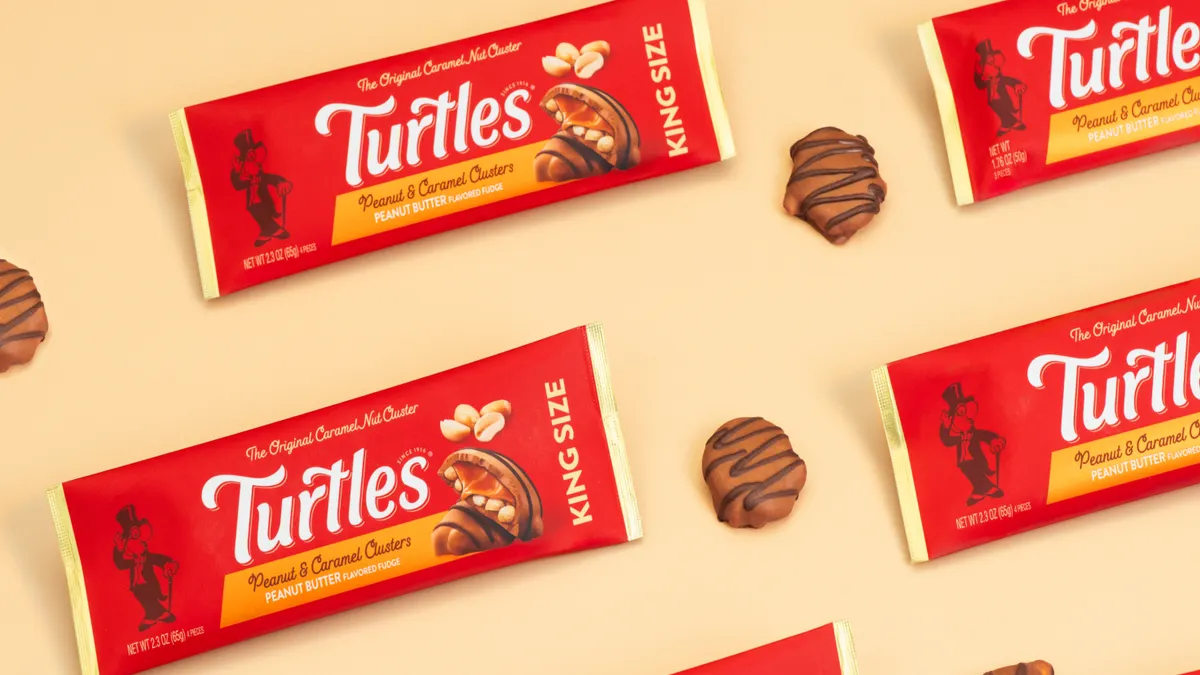 Packages of Turtles candy