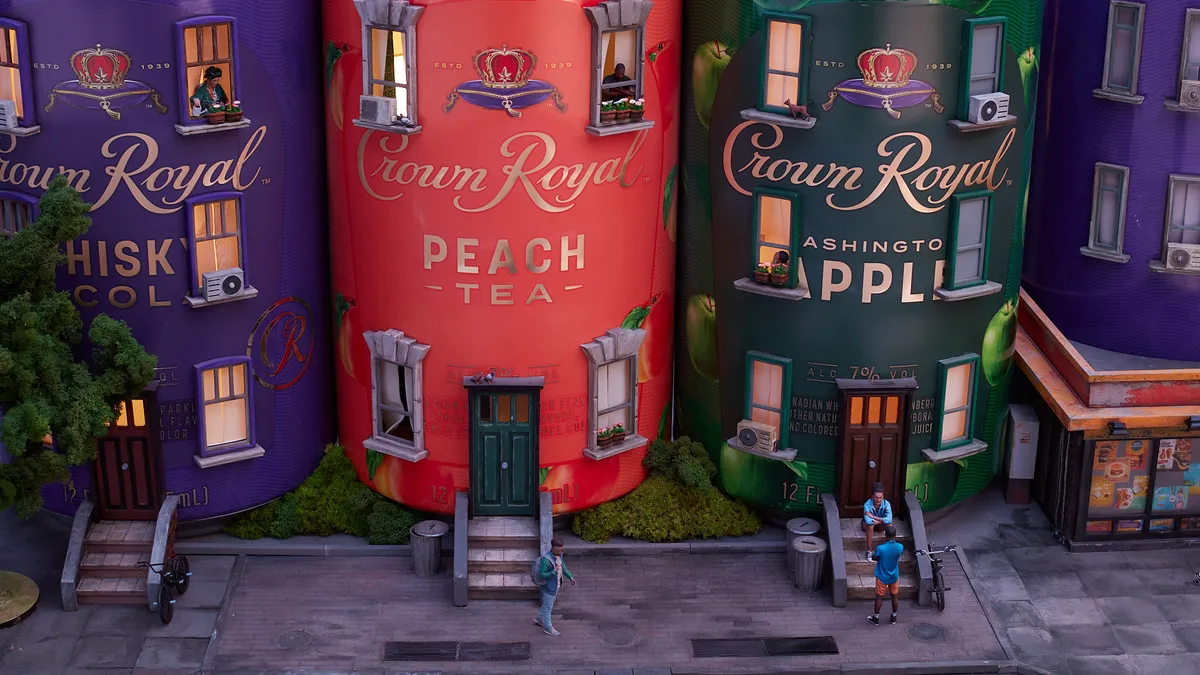 Crown Royal's canned cocktail ad campaign