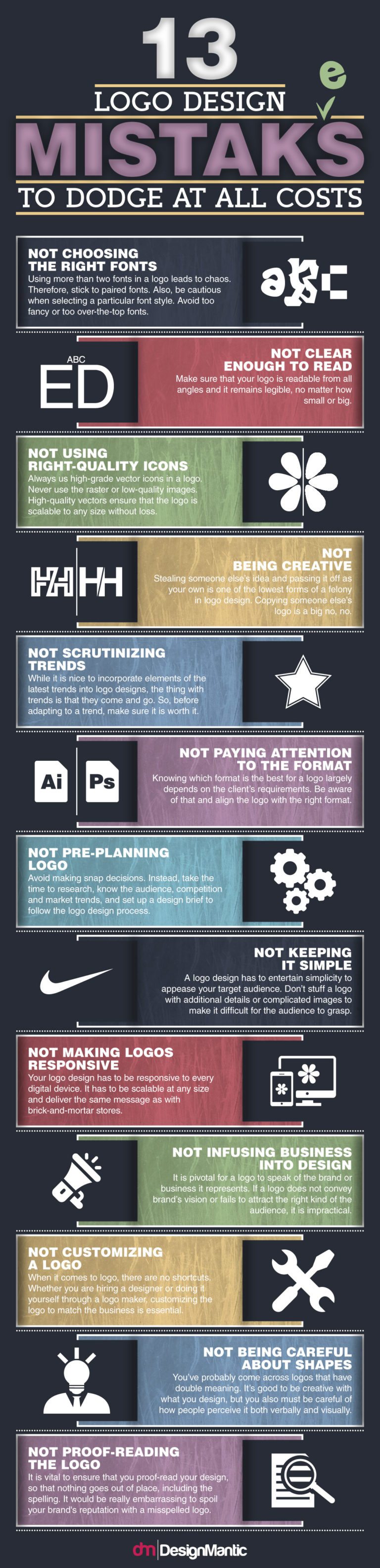 13 Logo Design Mistakes That Could Ruin Your Reputation [Infographic] | Social Media Today