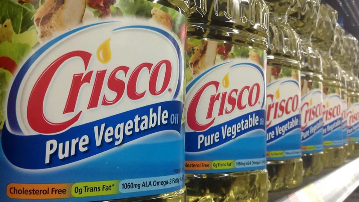 Crisco Pure Vegetable Oil, 9/2014 by Mike Mozart of TheToyChannel and JeepersMedia on YouTube
