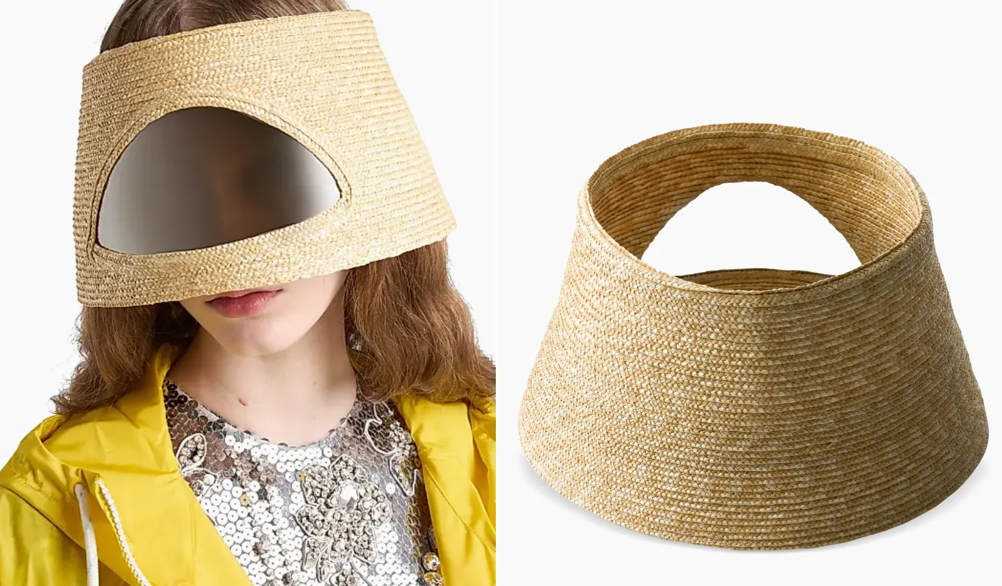 Prada's Straw Visor Cap from Saks Fifth Avenue.