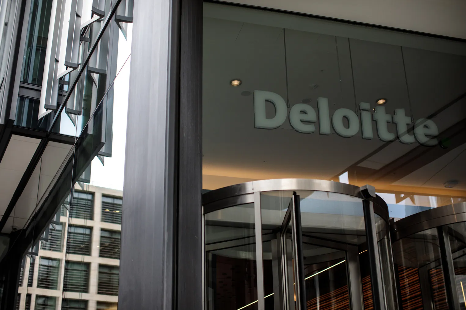 The Deloitte offices stand in 2 New Square on October 2, 2018 in London, England.