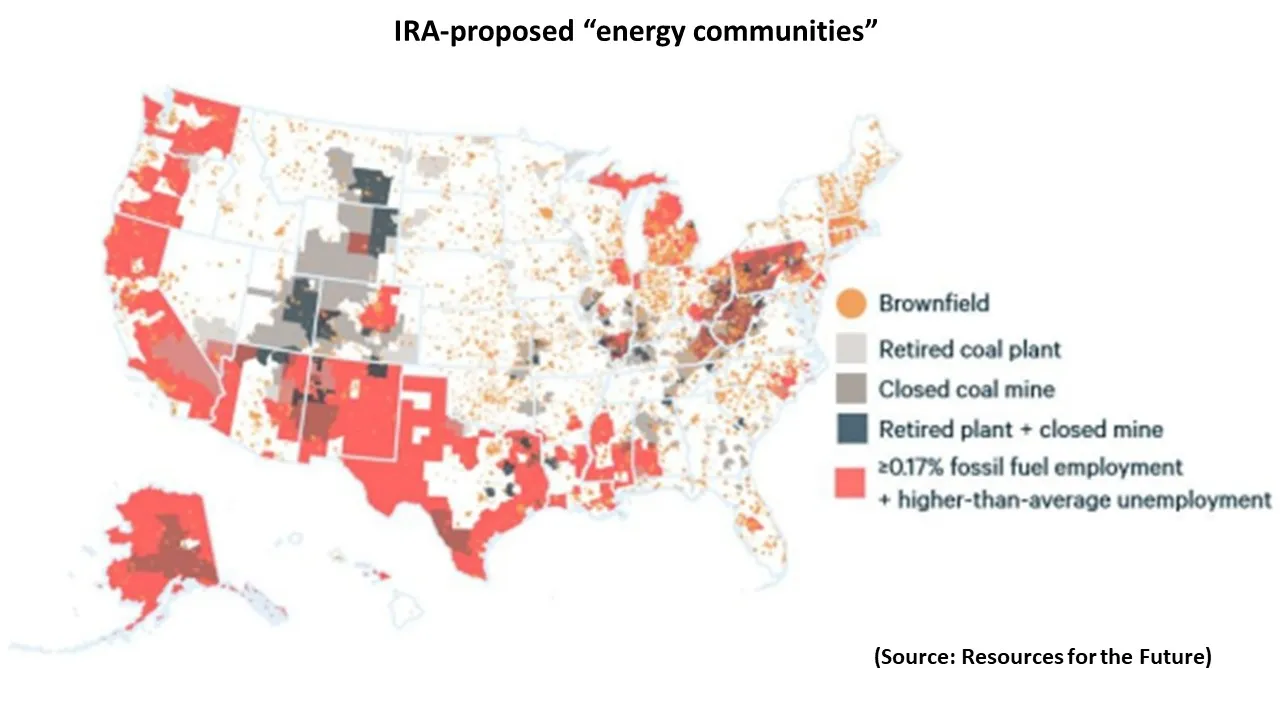 the IRA's energy communities