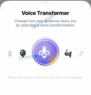 Twitter audio changer