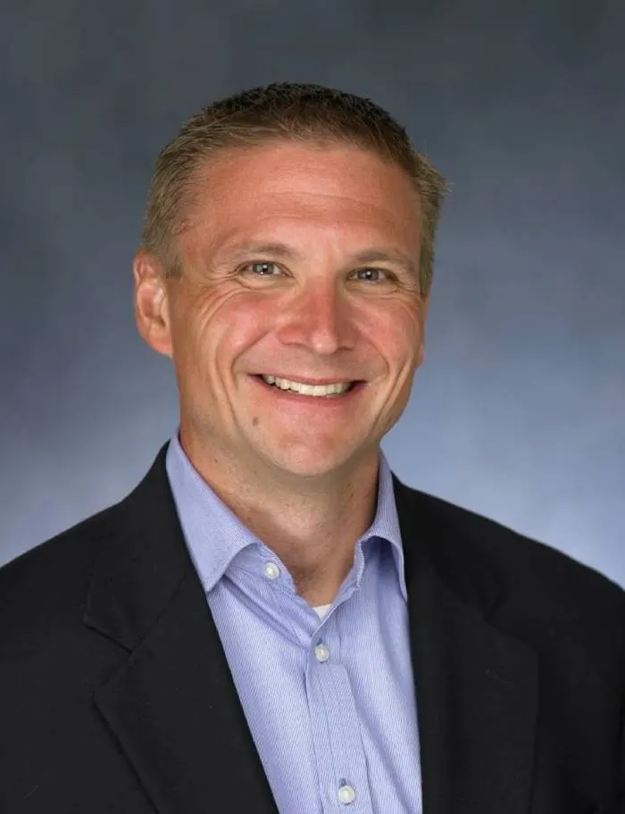 headshot of Scott Dussault, new CFO of Vectra AI