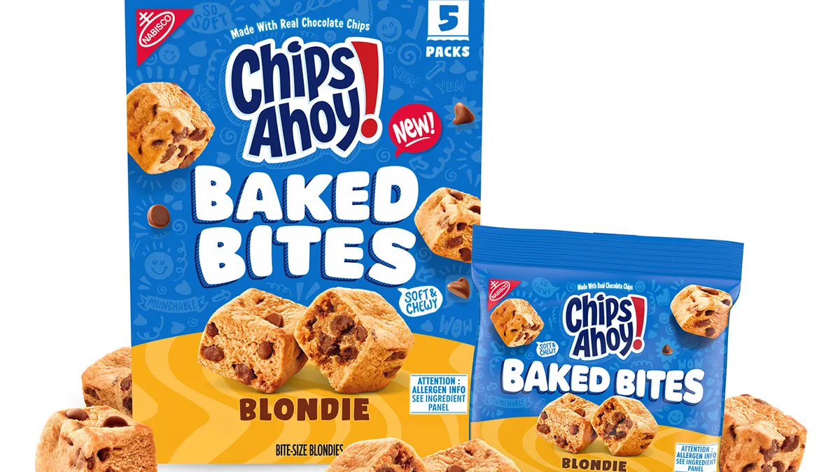 Packages of Mondelēz International's Chips Ahoy! Baked Bites.