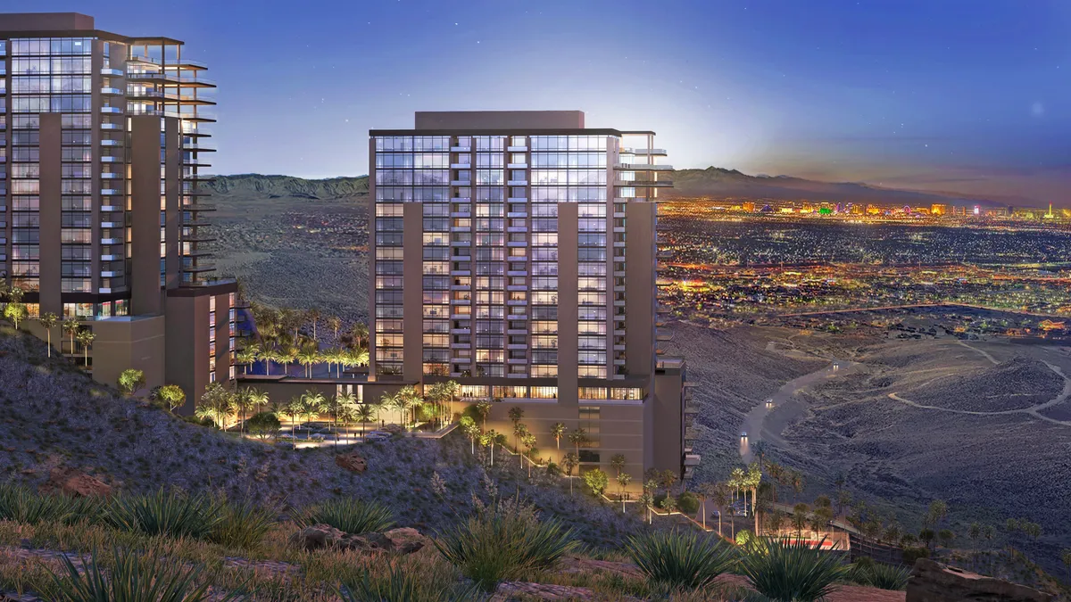 A rendering of the Pinnacle Residences, a condo development coming to Henderson, Nevada.