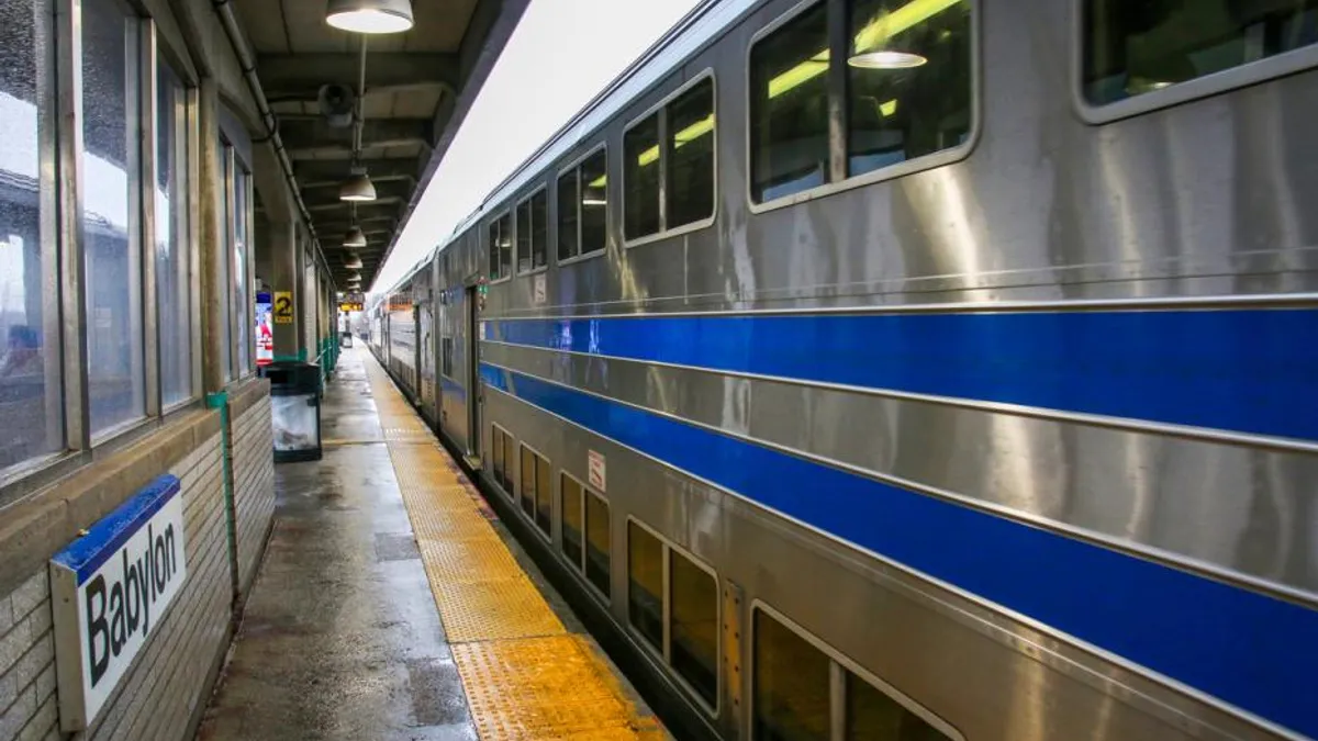 The Babylon station is a station on the Long Island Rail Road in the village of Babylon, New York