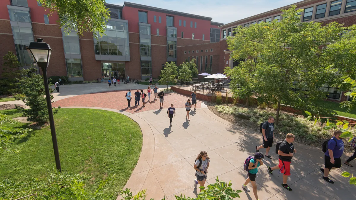 The campus of the University of Mount Union, in Ohio