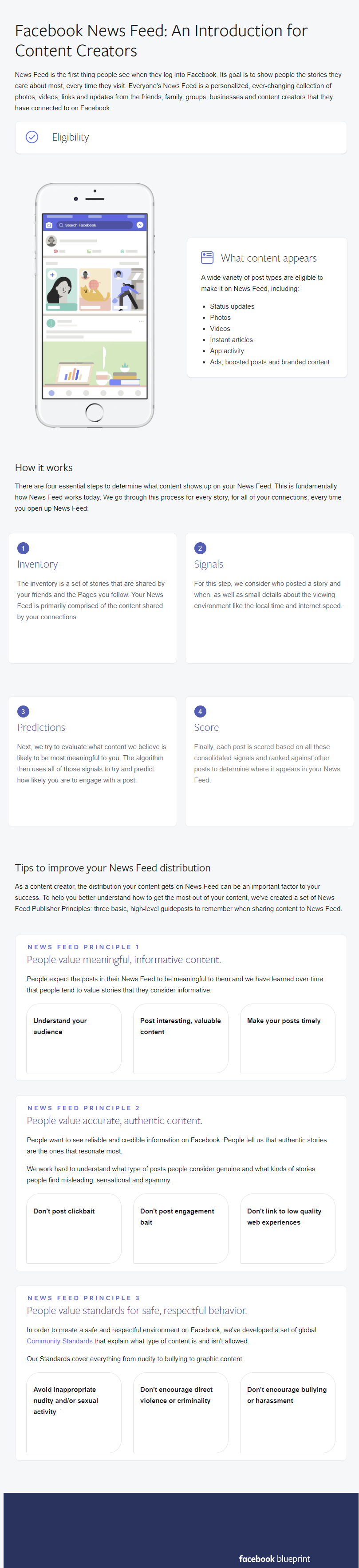 Infographic outlines Facebook News Feed tips and pointers