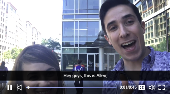 LinkedIn video captions