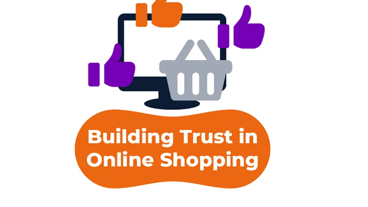 Trust in eCommerce infographic
