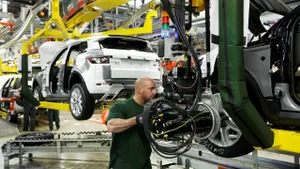 Jaguar Land Rover Assembly Line for at Halewood in the U.K.