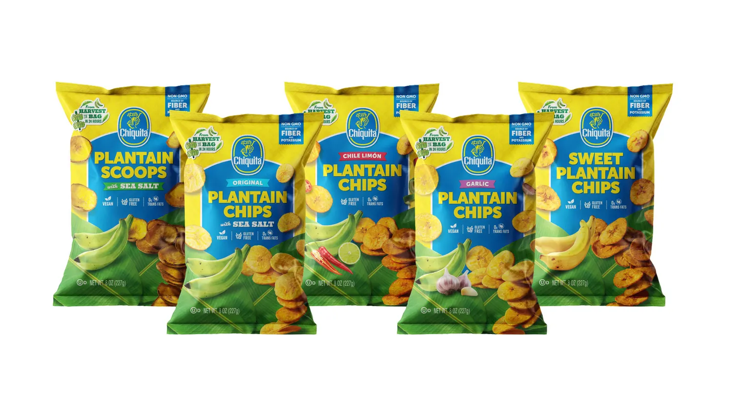 A bag of Chiquita Plantain Chips.