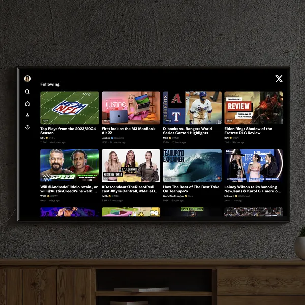 X Launches New Connected TV App Social Media Today