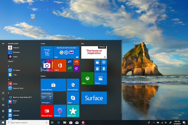 Pinterest Windows 10 app screenshot