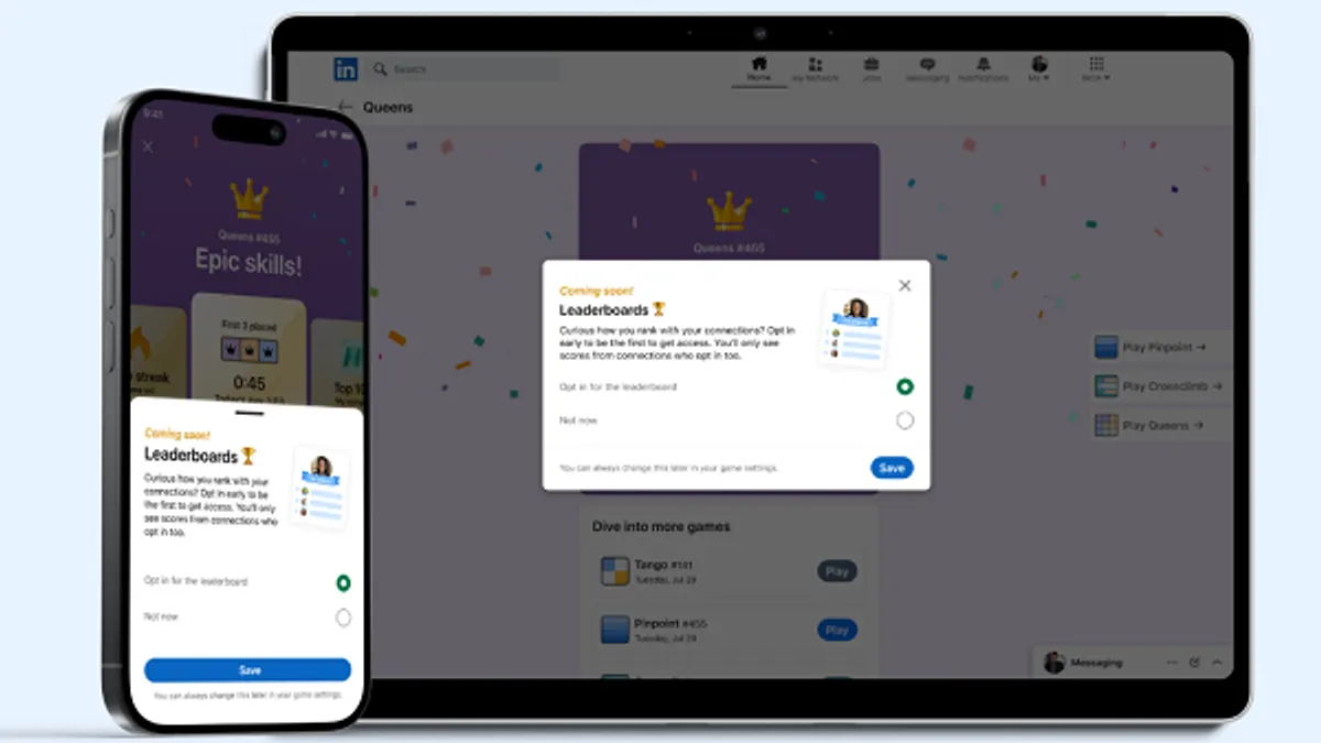 LinkedIn games leaderboards