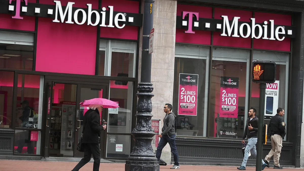 T-Mobile storefront in San Francisco.