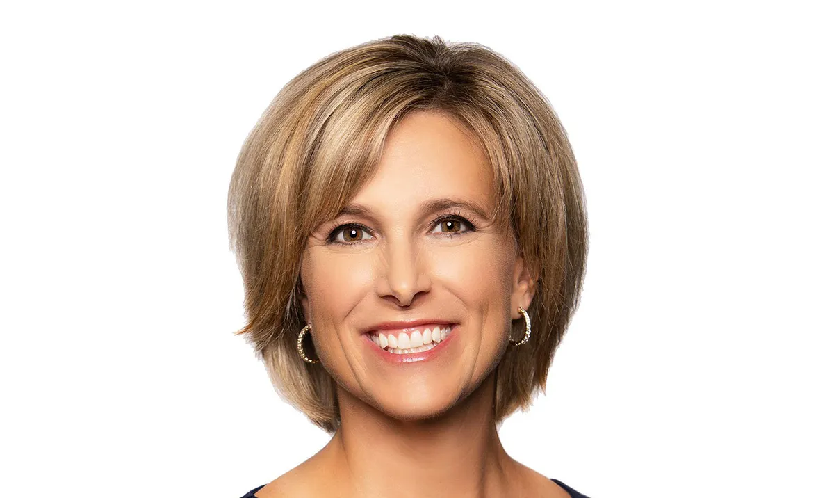 A corporate headshot of Stephanie Ferris, CEO of payment processor Fidelity National Information Services