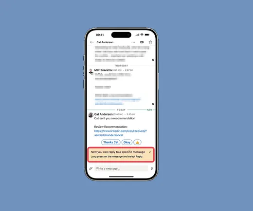 LinkedIn Rolls Out Option to Reply To Specific DMs on Mobile | Social ...