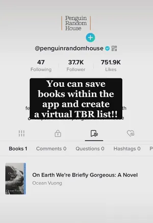TikTok books