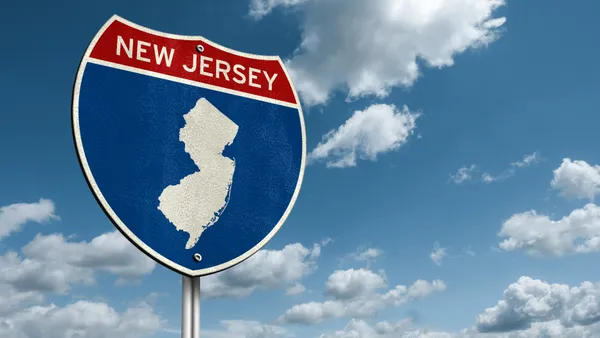 new jersey highway sign