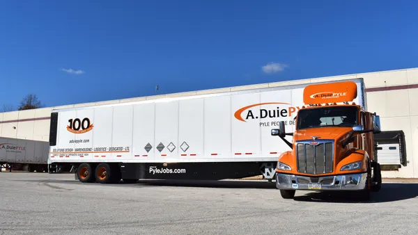 A freight truck.