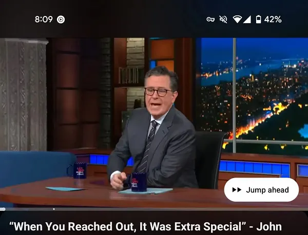 YouTube Jump Ahead