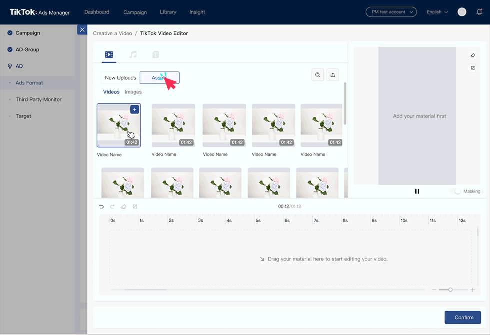 TikTok video editor