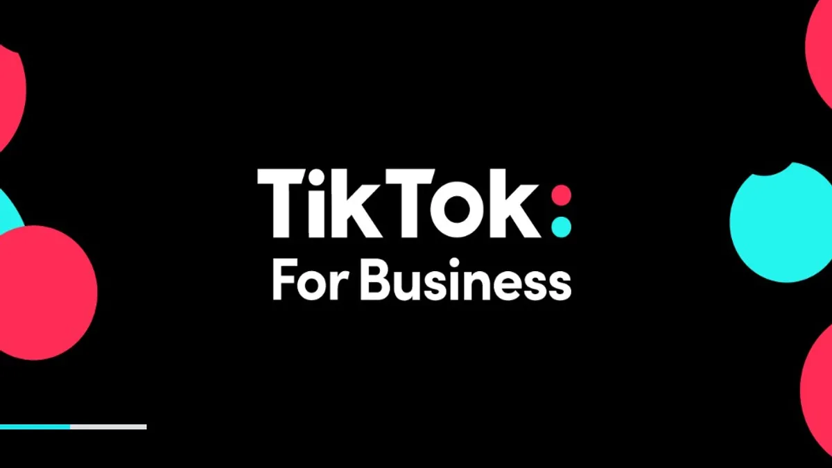 TikTok for Business logo retrieved by Marketing Dive on June 25, 2020