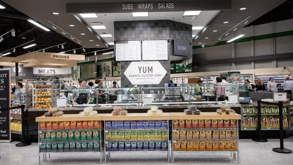 A deli in a grocery store.