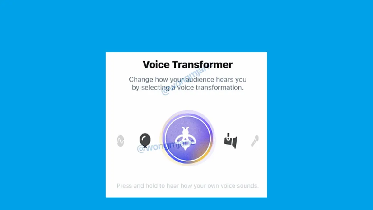 Twitter voice transformer