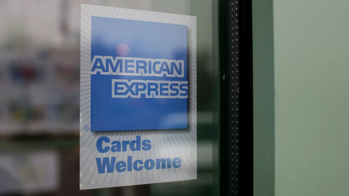 American Express signage
