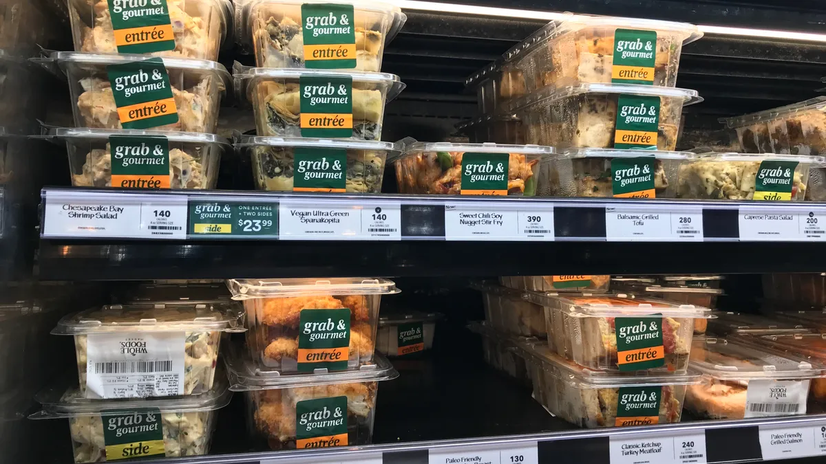 Grab-and-go items at a Whole Foods in Washington, D.C.