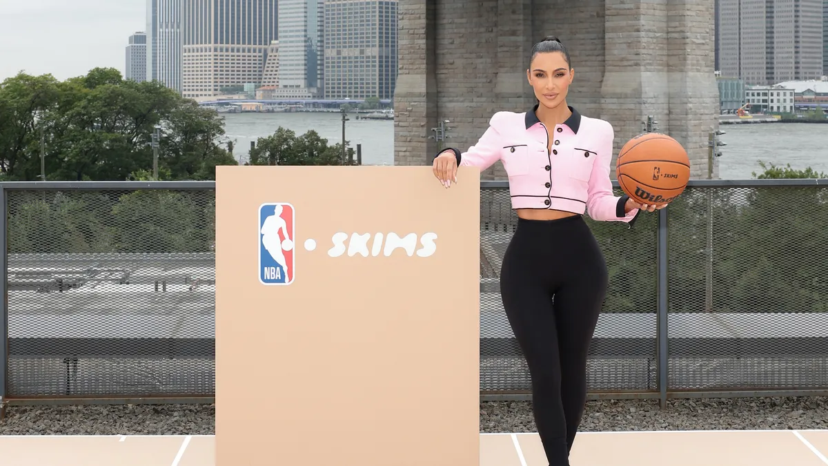 Kim Kardashian announces partnership between NBA and her Skims brand